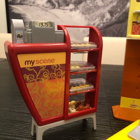 Mattel My Scene Daily Dish Coffee Bar Cafe Playset Early 2000’s Doll Playset - Picture 2 of 9